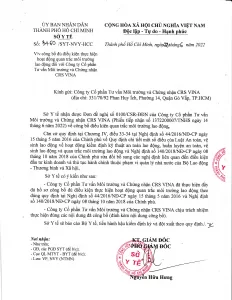 Chỉ định QTMTLĐ CRS VINA