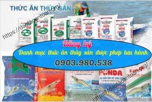 danh muc thuc an thuy san duoc phep luu hanh