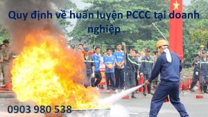 quy dinh ve huan luyen pccc