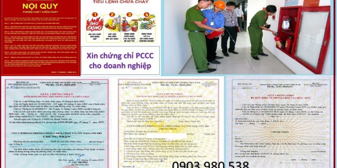 Xin chứng chỉ PCCC cho doanh nghiệp