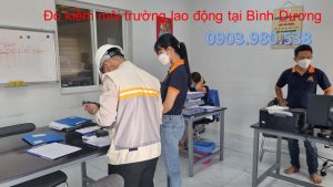 Do kiem moi truong lao dong tai Binh Duong