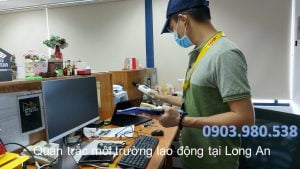 Quan trac moi truong lao dong tai Long An