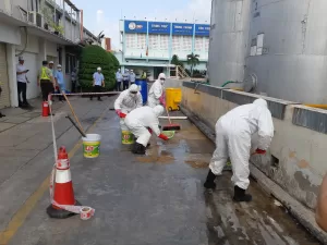 Quy trình ứng cứu khẩn cấp khi xảy ra sự cố hoá chất