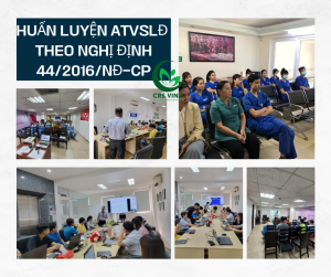 Huấn luyện ATVSLĐ theo nghị định 44/2016/NĐ-CP