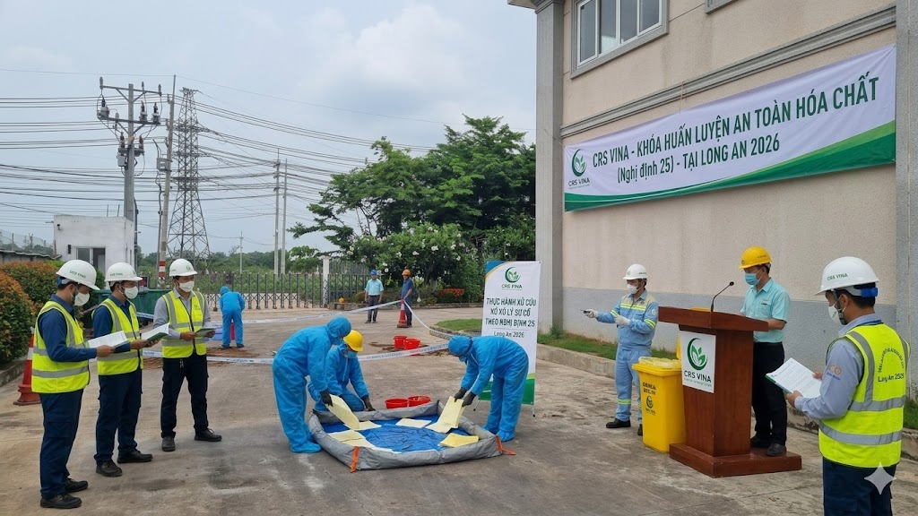Huấn luyện an toàn hóa chất nghị định 25 tại Long An