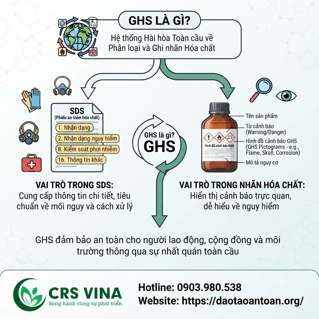 GHS là gì? Vai trò của GHS trong SDS và nhãn hóa chất GHS là gì? Vai trò của GHS trong SDS và nhãn hóa chất