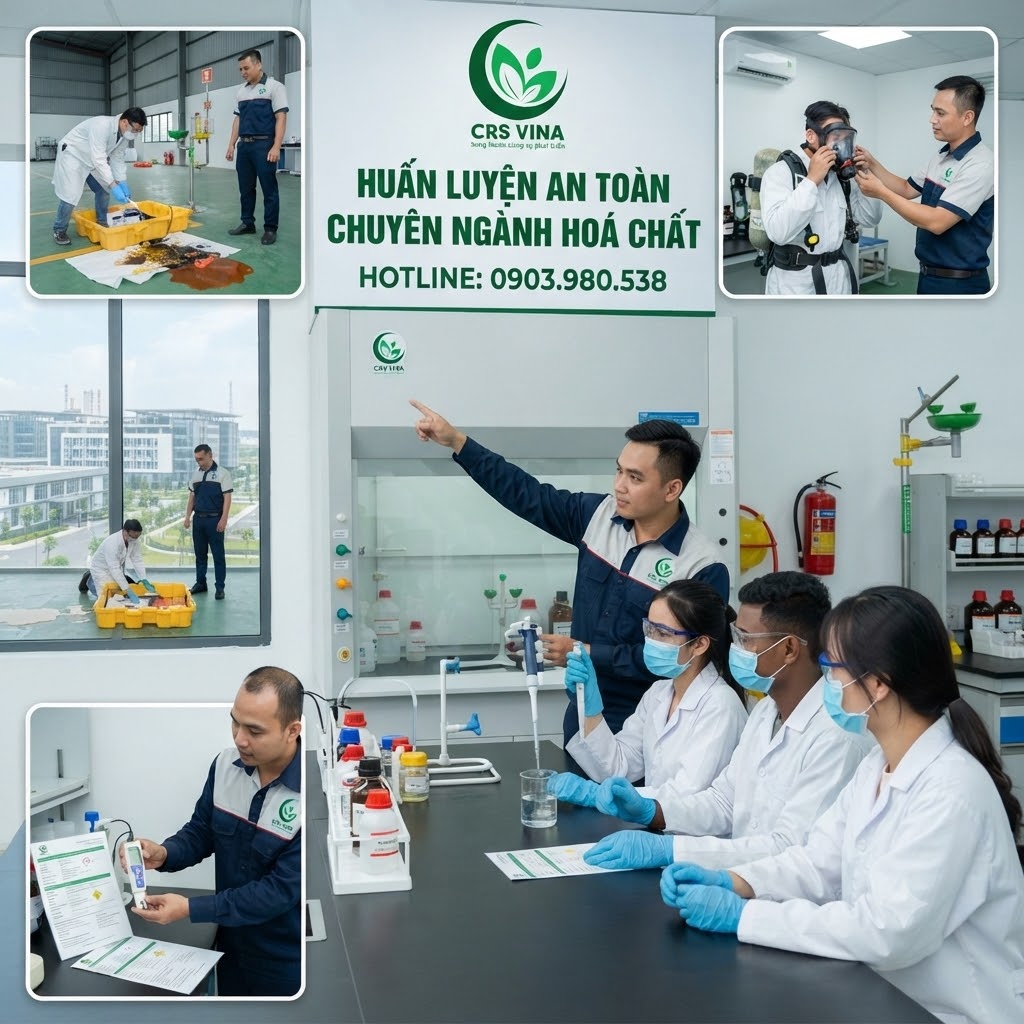 Huấn luyện an toàn chuyên ngành hóa chất cho người lao động Huấn luyện an toàn chuyên ngành hóa chất